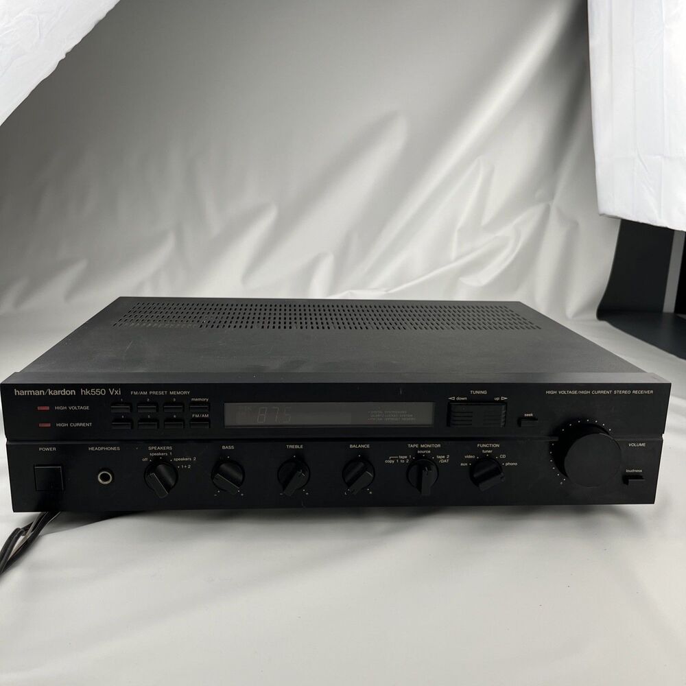 Harman / Kardon hk550 Vxi High Voltage High Current Stereo Receiver Tested 100%